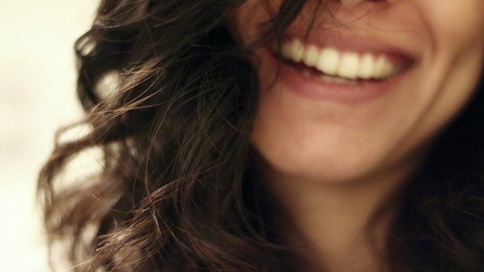 Smiling Brunette Woman